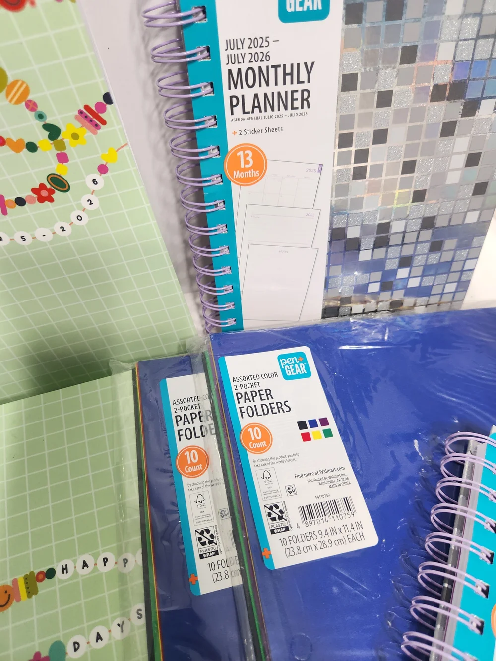 Planner Bundle of 8 items- 2026 monthly Planners and Paper Folders